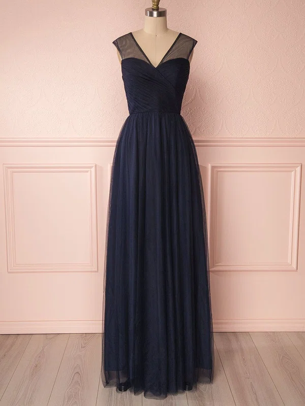 Adifa Navy | Blue Tulle Gown #UKM01014479