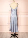 Elyse Blue | Cowl Neck Midi Dress #UKM01014530