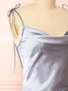 Elyse Blue | Cowl Neck Midi Dress #UKM01014530