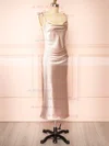 Elyse Champagne | Cowl Neck Midi Dress #UKM01014536