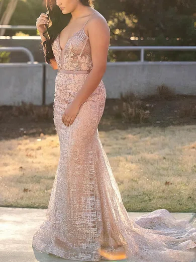 Rose train 2024 prom dress