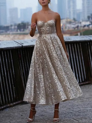 Silver formal hot sale dresses short