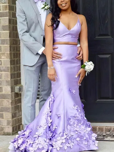 Two piece clearance mermaid prom dress