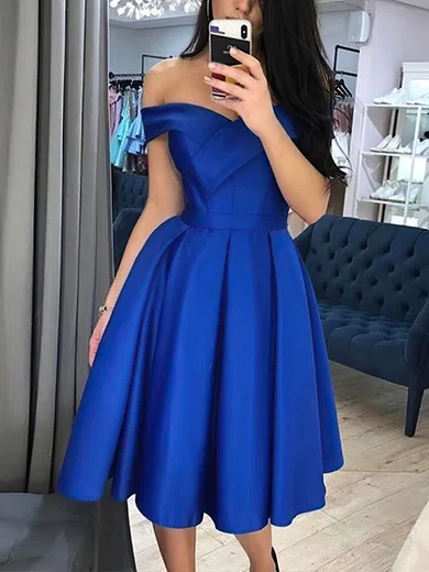 Off shoulder short deals prom dress