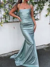 Mermaid Square Neck Glitter Prom Dresses #UKM020116517