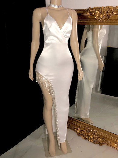 Satin Split Corset Dress PT020117202