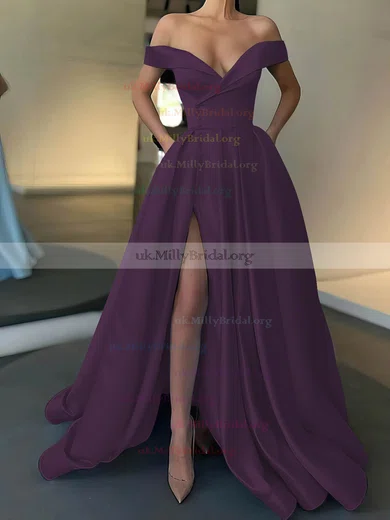 Royal purple ball clearance gown