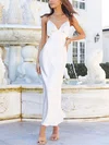 Cut Out Satin Lace Up Backless Maxi Dress GD02023749