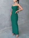 Green Ruched Bodycon Maxi Dress PT02024397