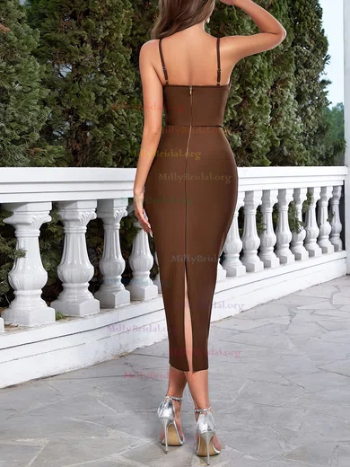 Maxi bodycon shop dress with split