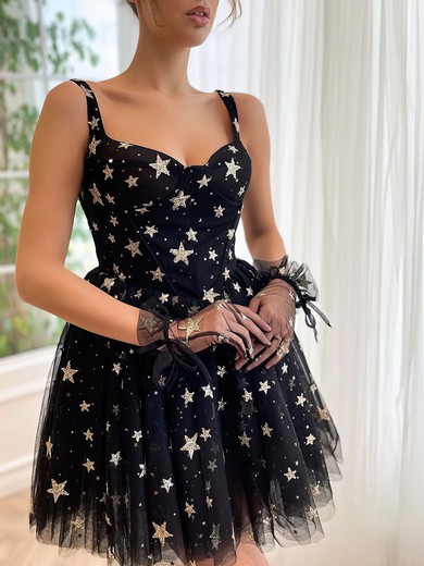 Black Glitter Mini Dress #UKM020117611