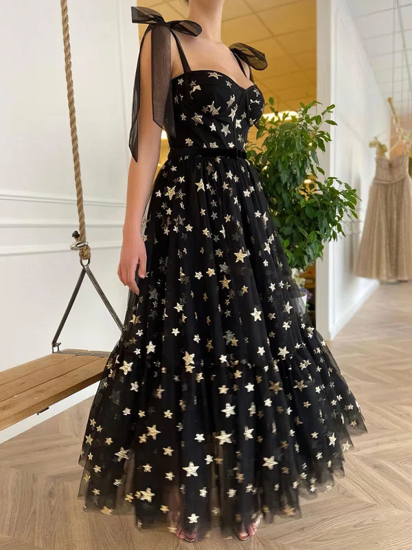 Black Glitter Maxi Dress #UKM020117641