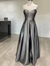 Ball Gown/Princess Sweetheart Glitter Floor-length Prom Dresses #UKM020118571