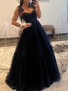 Ball Gown/Princess Sweetheart Tulle Floor-length Prom Dresses With Bow #UKM020119562