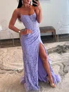 Trumpet/Mermaid Straight Lace Sweep Train Prom Dresses With Ruched #UKM020121736