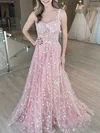 Ball Gown Sweetheart Lace Sweep Train Prom Dresses #UKM020121868