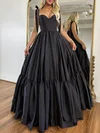 Ball Gown Sweetheart Taffeta Floor-length Prom Dresses With Bow #UKM020121887