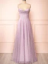 A-line Sweetheart Sparkly Sequin Prom Dresses With Ruched #UKM020121988