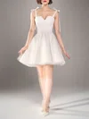 Ball Gown/Princess V-neck Glitter Short/Mini Wedding Dress #UKM00027576