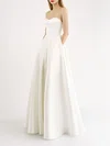 Ball Gown/Princess Sweetheart Satin Floor-length Wedding Dress #UKM00027780