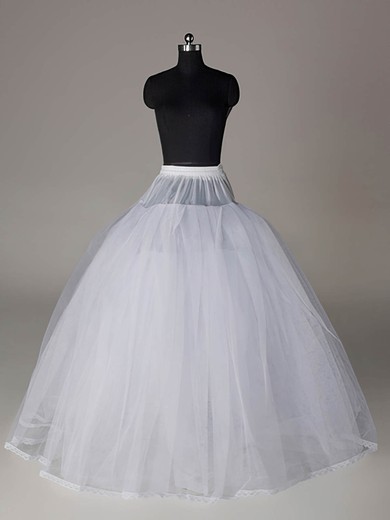 Nylon Ball Gown Full Gown 4 Tier Floor-length Slip Style/Wedding Petticoats #03130001
