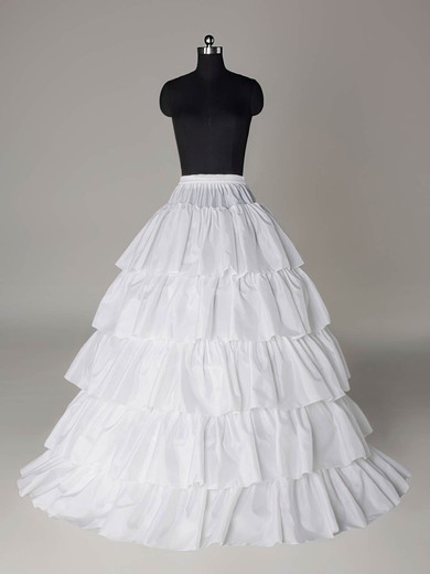 Taffeta Ball Gown Full Gown 5 Tier Floor-length Slip Style/Wedding Petticoats #03130008
