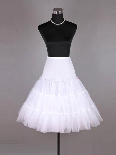 Flower Girl Tulle Netting A-Line 2 Tier Floor-length Slip Style/Wedding Petticoats #03130016