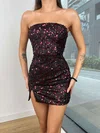 Sparkly Bodycon Straight Sequin Dress PT02052819