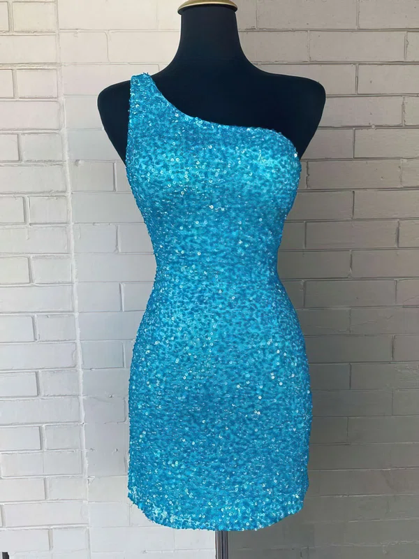 Sparkly Bodycon One Shoulder Cut Out Sequin Dress PT02052577