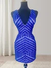 Sparkly Bodycon V-neck Sequin Dress PT02052629