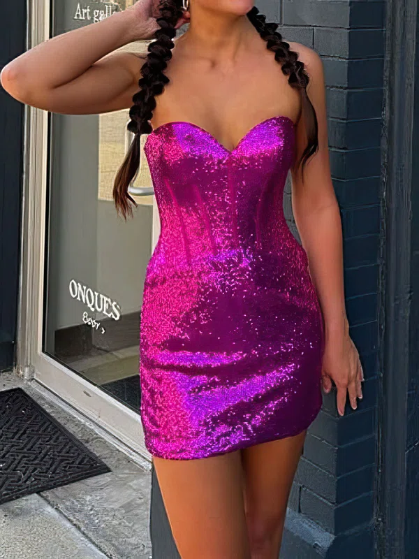 Corset Bodycon Sweetheart Sequin Dress PT02053240