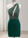 Elegant Bodycon Cut Out One Shoulder Sequin Dress PT02054246