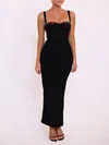 Black Sweetheart Jersey Ruched Formal Dress PT02026075