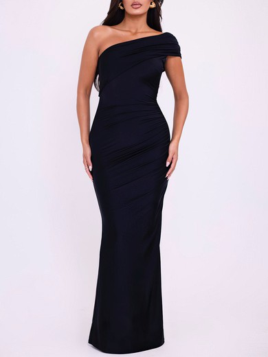 One Shoulder Ruched Jersey Formal Dress PT02026150