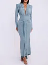 V-neck Glitter Long Sleeve Formal Dress PT02026152
