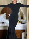 Long Sleeve Scoop Neck Jersey Formal Dress PT02026186