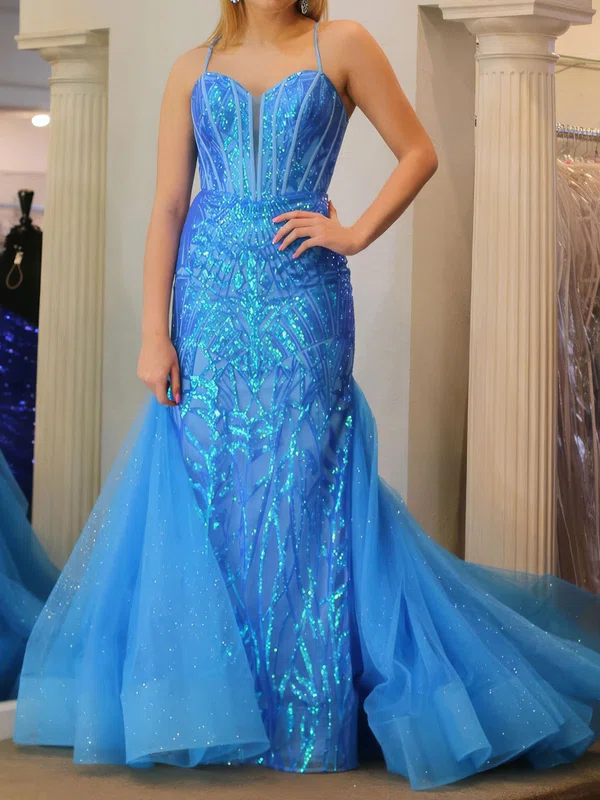 Sheath/Column Sweetheart Sparkly Sequin Prom Dresses #UKM020124147