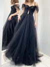 Ball Gown Sweetheart Tulle Cut Out Prom Dresses With Beading #UKM020124299