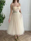Ball Gown Sweetheart Tulle Corset Prom Dresses With Ruched #UKM020124447