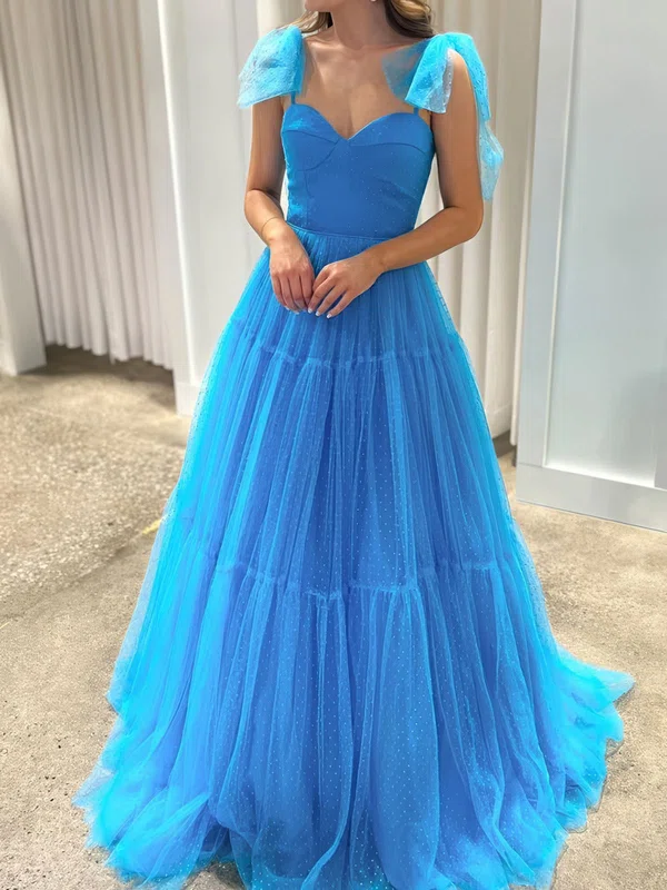 Ball Gown Sweetheart Tulle Prom Dresses With Ruched #UKM020124463