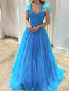 Ball Gown Sweetheart Tulle Prom Dresses With Ruched #UKM020124463