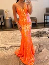 Mermaid Strapless Sparkly Sequin Prom Dresses #UKM020124620