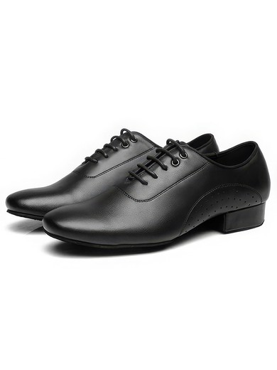 Men's Ballroom Shoes Latin Shoes Leatherette Indoor Solid Color Dance Shoes #UKM03031601