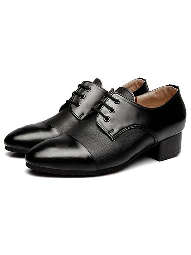 Men's Ballroom Shoes Leatherette Dance Shoes #UKM03031606