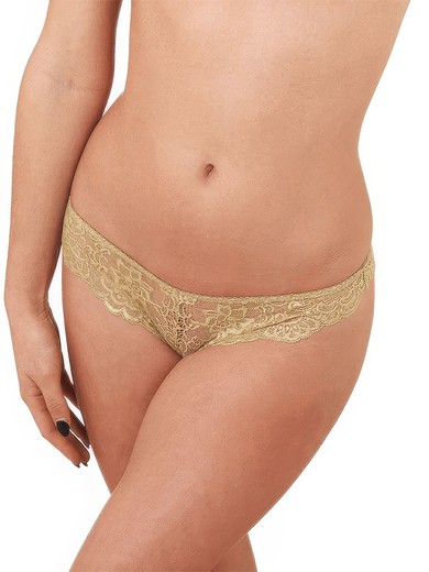 Sexy Scalloped Edges Glamour Lace Thong #UKM03110025