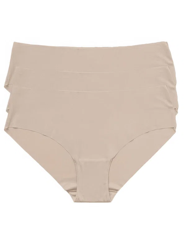 Special Offer 3 PCS Seamless Nude Microfibre Briefs #UKM03110030