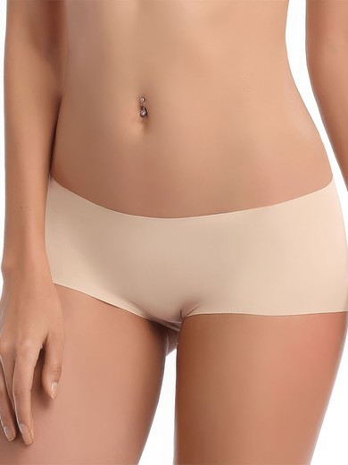 Seamless Women's Nude Cotton Hipsters Panties #UKM03110037