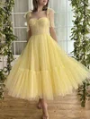 Ball Gown Sweetheart Tulle Prom Dresses With Ruched #UKM020126964