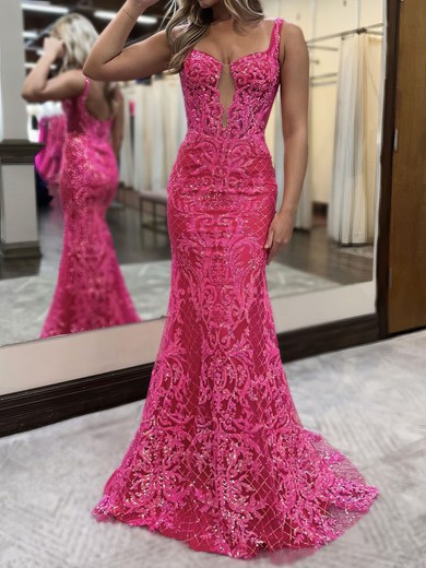 Mermaid Sweetheart Sparkly Sequin Prom Dresses #UKM020127393