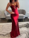 Mermaid Sweetheart Metallic Prom Dresses With Ruched #UKM020127584